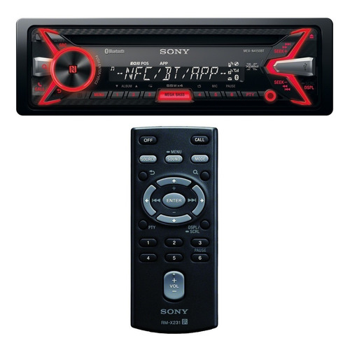 Radio Para Carro Sony Mex-n4150bt Usb Bluetooth
