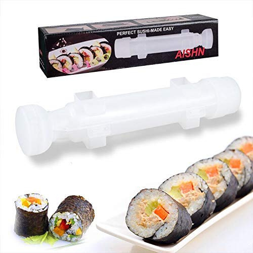 Aishn Kit De Rodillo De Sushi Bazuca De Sushi, Molde De Máqu