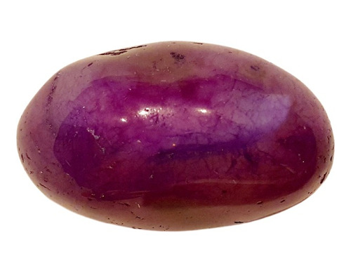 Piedra Natural Agata Violeta Rolada / Pulida