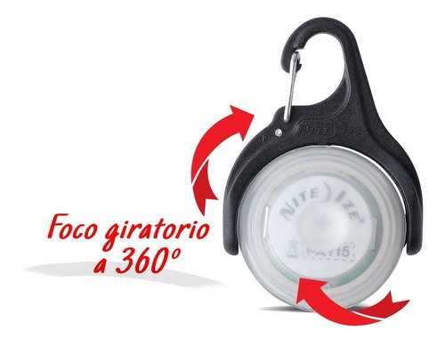 Micro Linterna Moonlit Con Clip Nite Ize (nit-001-011)