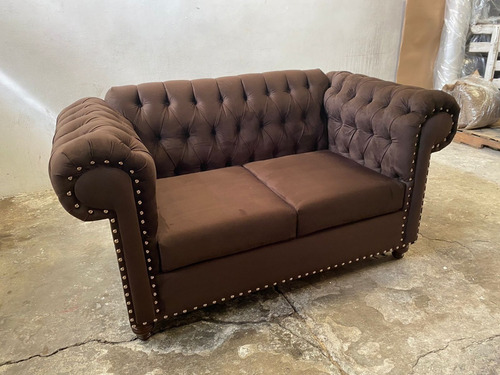 Imagen 3 de 7 de Love Seat Capitonado Estilo Vintage