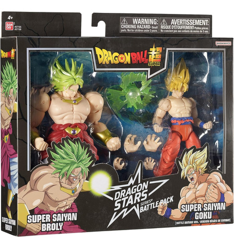 Super Saiyan Broly Vs Super Saiyan Goku Dragon Stars Series