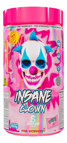 Suplemento em Pó Insane Clown 350g Demons Lab Tutti Frutii