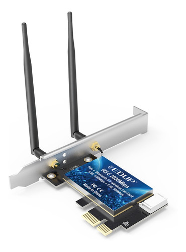 Edup Ep-9631 Tarjeta Pci-e 2030mbps Dual Banda 2.4g / 5g Blu