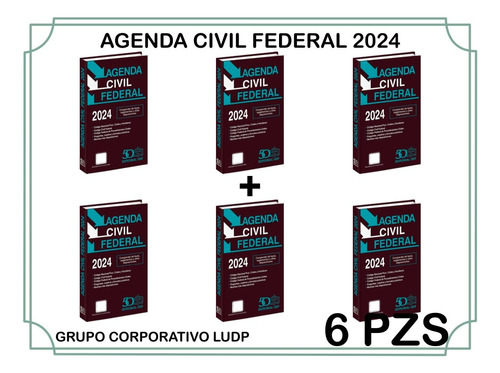 Agenda Civil Federal 2024 Paq 6pz