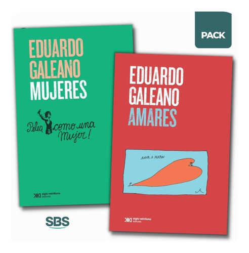 Mujeres + Amares - Galeano - 2 Libros