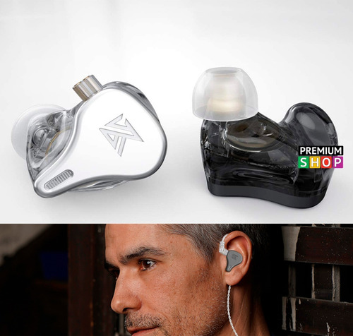 Imagen 2 de 6 de Auriculares In-ear Kz Dq6 Monitoreo 3 Vias / Driver X Lado