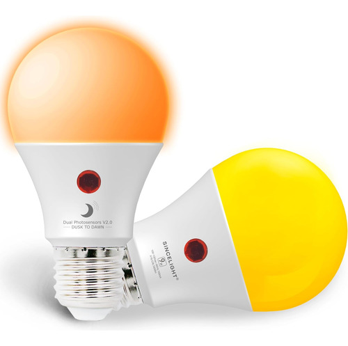 Bombilla Led Sensor De Luz Diurna Para Mosquitos Con Encendi