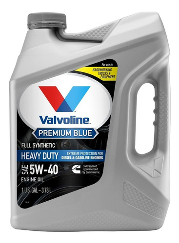 Aceite Motor Valvoline Premiumblue 5w40 Ck4 Cummins Approved