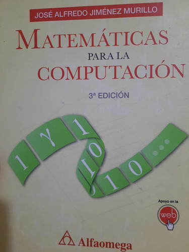 Matematicas Para La Computación Jose Alfredo Jimenez Murillo