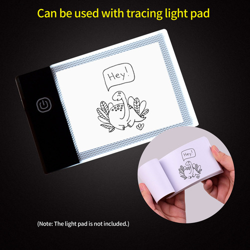 Kit De Flip Book Em Branco: 300 Folhas Para Animação E Desen
