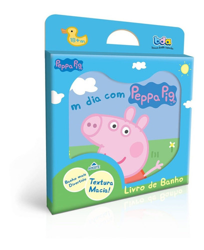 Livro Para Hora Do Banho Bebê Toyster - Peppa Pig