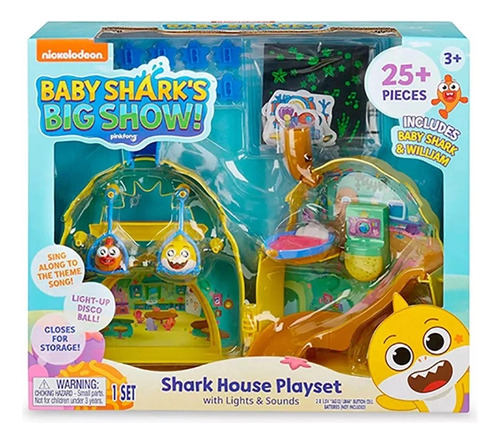 Baby Shark Big Show Playset Casa Luz E Som 2364 - Sunny