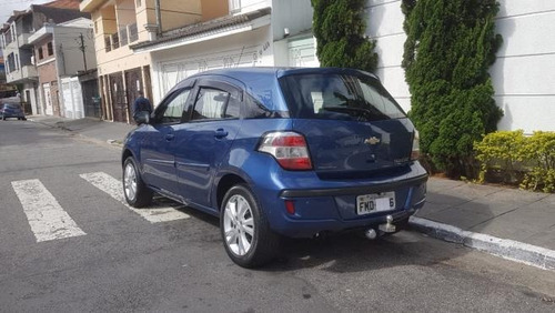 Chevrolet Agile Ltz 1.4 8v Automático Completo Azul 2014