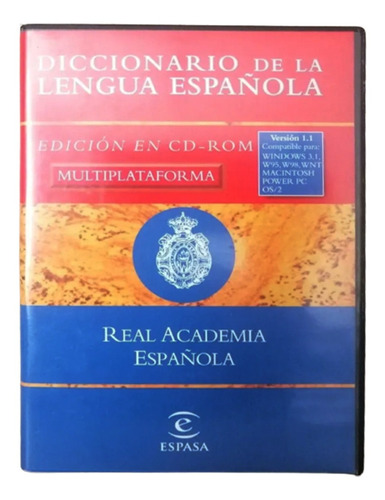 Cd Diccionario De La Lengua Española Para Windows 3.1 Y 95