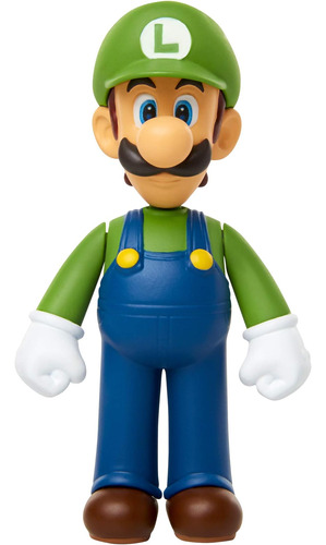 Figura Acción Super Mario Juguete Coleccionable Luigi Pie