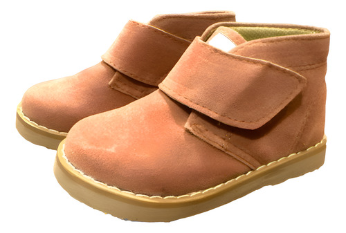Botas Botitas Gamuza C/ Velcro Chavito Infantil Niños Niñas