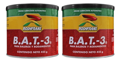 Kit 2 Grasa Lubricante Baleros Y Rodamientos 425g Roshfrans