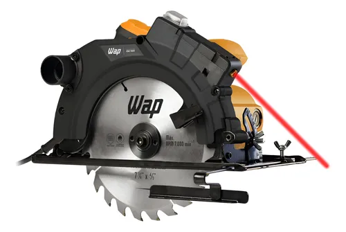 Serra Circular Elétrica WAP ESC1500 7 1/4” com Guia Laser 1500W