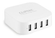 Cargador Usb 4 Puertos P/pared Cliptec 401 - Tecsys