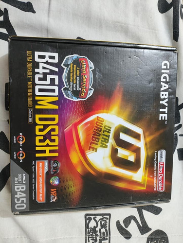 Placa Base Gigabyte B450m-ds3h Amd Ryzen Am4 (dañado)