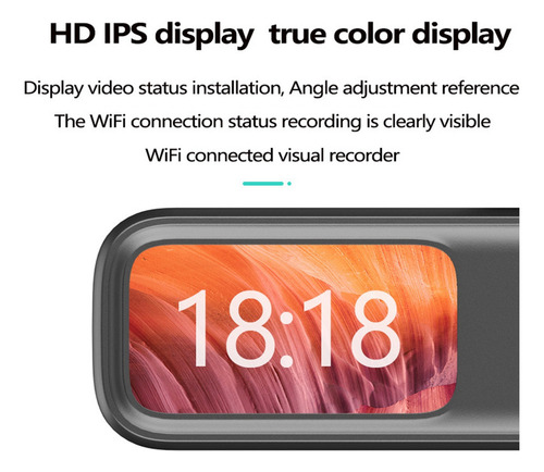 Q6 1296p Hd Dvr Dash, Conexión Wifi Inteligente, Conductor D
