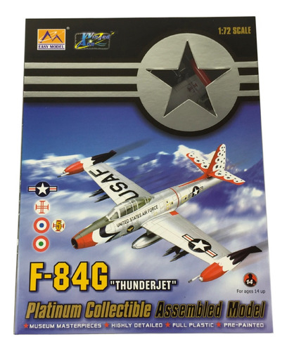 F-84g Thunderjet Portugal Air Force Easy Model 36804 1:72
