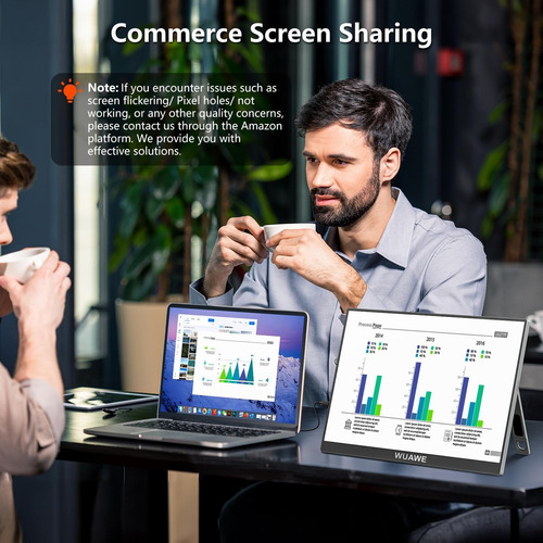 Monitor Portátil Wuawe 16 1920x1200p Usb-c Hdmi, Ips Hdr Fre