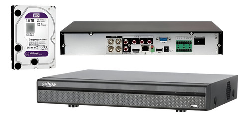Dvr Dhua 4 Canales +2 Ip 5 Mp Lite Con Disco De 1 Tb (Reacondicionado)