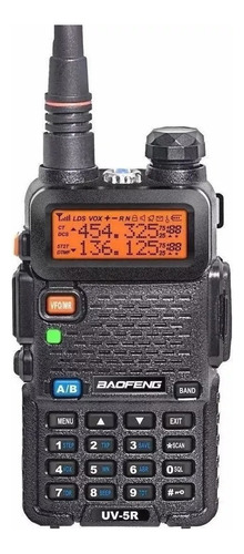 Kit 2 Rádio Ht Dual Band Uhf E Vhf Baofeng Uv5r Rádio