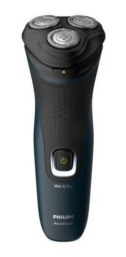 Imagen 1 de 9 de Máquina afeitadora Philips AquaTouch 1000 S1121 azul malibú 100V/240V