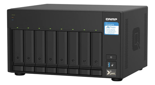 Qnap Ts-832px-4g Servidor Nas De 8 Bahías Con 10gbe Sfp Y 2.
