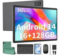 Comprar Tablet Android Con Teclado, Tablet Android 14 De 10 Pulgad
