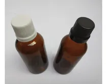 Comprar 50 Frascos Vidrio Ámbar 20 Ó 30 Ml Con Tapa Seguridad