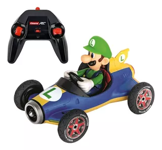 Mario Kart Carrera Rc - Luigi En Auto Mach 8