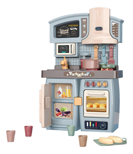 Kids Kitchen Playset Educativo Con Pilas Juguetes De