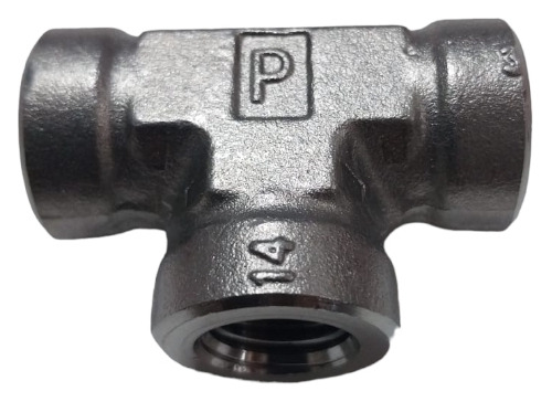 Conector Tee 1/4  Npt Hembra 6000 Psi Ss-316 Marca Parker 