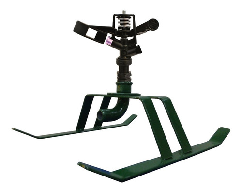 Imagen 1 de 5 de Base Trineo Metálica Con Aspersor 1/2 360 Riego Jardín