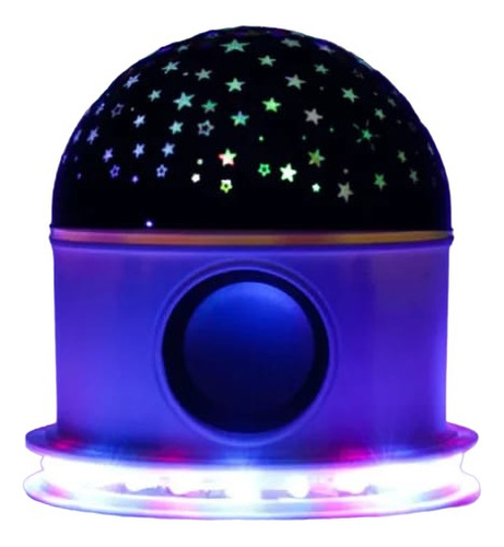 Proyector Luz Rgb Estrellas Con Parlante Fiesta