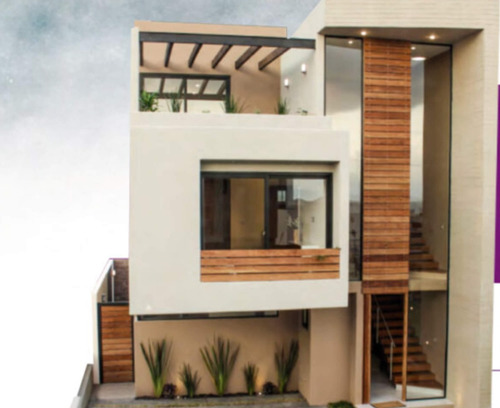 Casa Con Estudio, Cuarto De Tv, Mezzanine Y Terraza En Recamara Principal, En Venta, Zibatá, Queretaro.