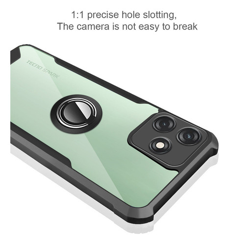 Anillo Tecno Spark 10 10c 4g Pro Soft Con Revestimiento Fra