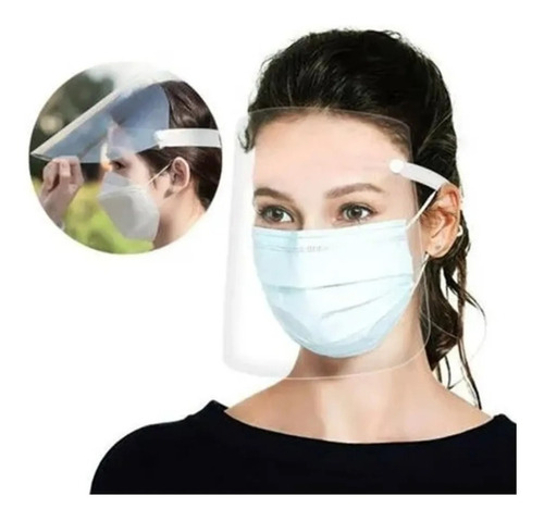 Casquete Careta Protector Facial Mascara