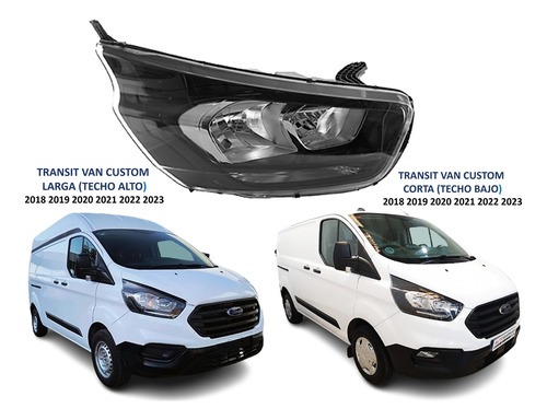 Faro Ford Transit Van 2018 2019 2020 2021 2022 2023 Derecho