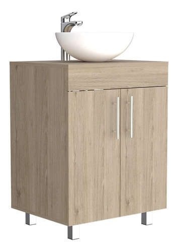 Móveis Corona Sorrento Rovere de 60 cm com lavatório Manantial