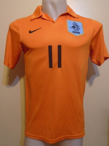 Camiseta Selección Holanda Nike Alemania 2006 Robben #11 S