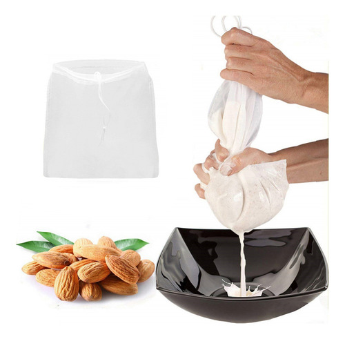 Bolsa De Leche De Frutos Secos, Gasa De Nailon De Malla Fina