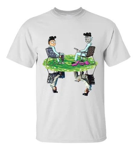 Camiseta rick y morty breaking bad hotsell