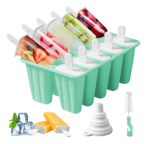 Moldes Para Paletas De Hielo, Moldes Silicona Paletas De 10