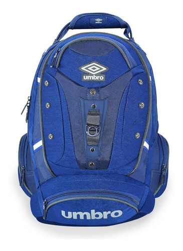 Mochila Umbro® Practica Casual Porta Laptop Hasta 16.5 Inch Color Azul