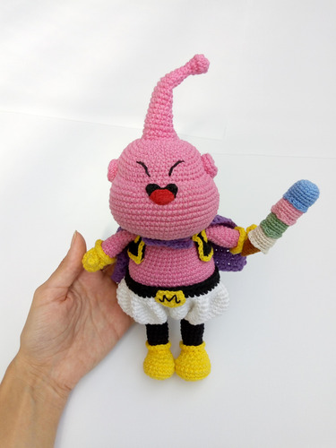 Majin Boo Amigurumi Muñeco Tejido Dragon Ball Z